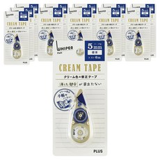 플러스 화이퍼 쁘띠 크림테이프 WH-815Y 5mm, 블루, 12개