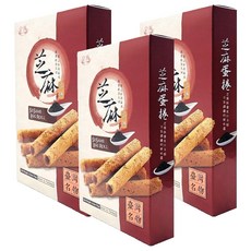 ROYAL FAMILY 皇族 芝麻蛋捲，台灣名物, 72g, 3盒