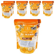 亦擇 杏仁黑芝麻糕, 25包, 純素, 低溫烘焙, 非油炸, 無添加澱粉, 250g, 6袋