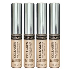 韓國 ENOUGH 膠原蛋白亮白遮瑕液 9g, 01號淺米色, 4入