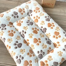 반려동물 양면 풋 쿠션, 화이트, 1개