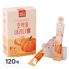 미스티브루 호박을 내리다 액상차 스틱, 25ml, 120개