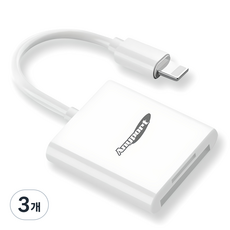 애니포트 8핀 OTG 카드리더기, AP-ICR20, 3개