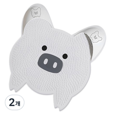 타미나요 깔끔한 풋브러쉬 매트 화이트 피그, 500g, 2개, 1개입