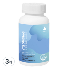 Jambaekee rTG Omega-3 75.06g, 3個, 60錠