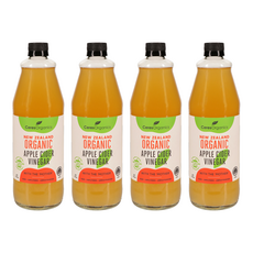 Ceres Organics 喜瑞絲 有機蘋果醋, 750ml, 4瓶