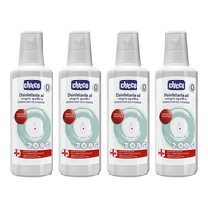 Chicco 奶瓶消毒清潔液 義大利製造 冷式消毒法, 1L, 4瓶