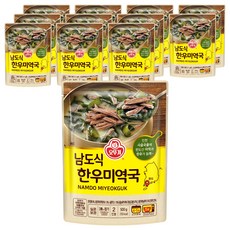 오뚜기 남도식 한우미역국, 500g, 12개
