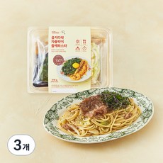 푸드어셈블 을지다락 차돌박이 들깨 파스타, 418g, 3개
