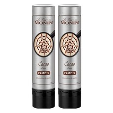 MONIN 莫寧 藝術家淋醬筆 可可風味, 150ml, 2瓶