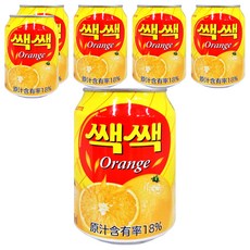 Lotte 樂天 Sac Sac 粒粒柳橙汁, 238ml, 6罐