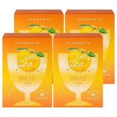 쌍계명차 유자 아이스티 10p, 1.2g, 10개입, 4개