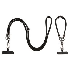 bergan 愛的把手 防爆衝牽繩 - 黑色 適用於9-41公斤狗狗 總長度110公分, 1條