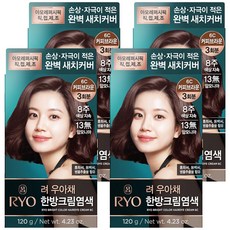 RYO 呂 優雅彩一般染髮劑(白髮), 6C咖啡棕, 4個