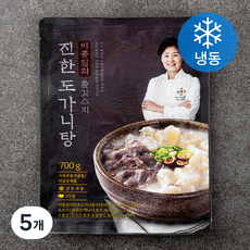 이종임 쫄깃스지 진한 도가니탕 2인분 (냉동), 700g, 5개