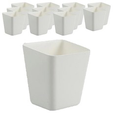 abm 懸掛式收納籃, 白色, 12個