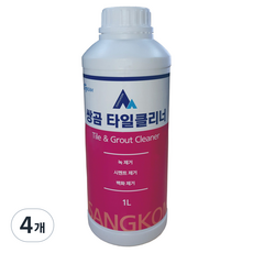 SSANGKOM 磁磚清潔劑, 4個, 1L