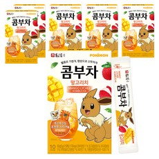 담터 포켓몬 콤부차 망고리치, 5g, 10개입, 6개