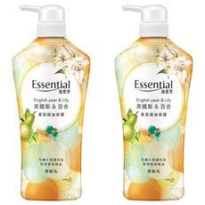Essential 逸萱秀 台灣公司貨 香氛精油修護 潤髮乳 英國梨&百合, 700ml, 2瓶