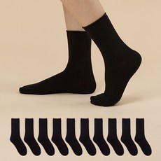 GGRN 여성용 발목 편한 스탠다드 롤링삭스 10켤레 세트