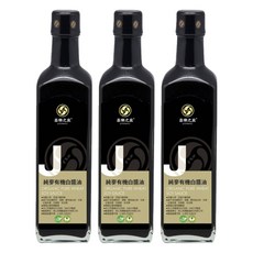 JOYSPRING 喜樂之泉 純麥有機白醬油, 500ml, 3瓶