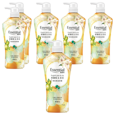 Essential 逸萱秀 台灣公司貨 香氛精油修護 潤髮乳 英國梨&百合, 700ml, 6瓶
