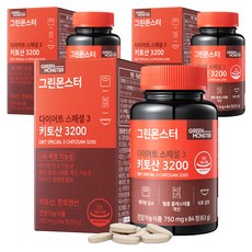 그린몬스터 다이어트 스페셜 3 키토산 3200, 84정, 3개