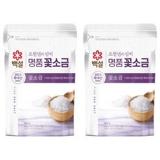 백설 오천년의 신비 명품 꽃소금, 900g, 2개
