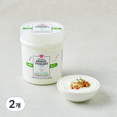 팜프레쉬 유기농 그릭요거트 플레인, 500g, 2개
