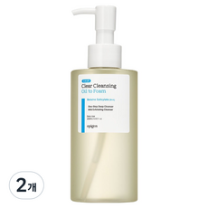 오피겐 약산성 클리어 클렌징 오일 투 폼, 2개, 205ml