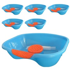 디어모모 老人 病患 孕婦 洗頭 洗髮盆, 天藍色, 6個