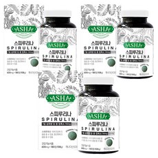 Asha 螺旋藻 3 個月用量 108 克, 180顆, 3個