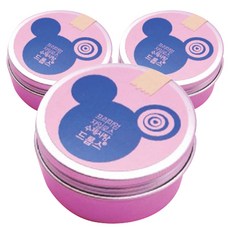 드롭스 자일로스 수제사탕 미키틴트, 80g, 3개