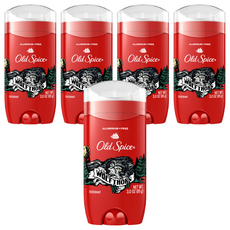 Old Spice 歐仕派 男用Wild Collection Wolfthorn體香膏, 85g, 5個