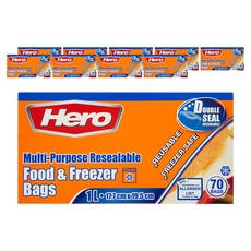 헤로지퍼백, 중(M), 70개입, 10개