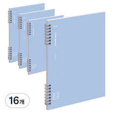MUNID IS SPRING 橫線筆記本, 淺藍色, 16本