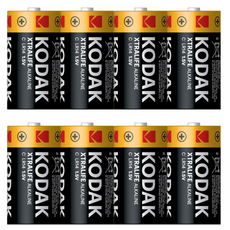 KODAK 柯達 鹼性C型電池 散裝, 4入, 2個