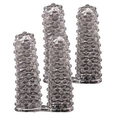 Pleasure Studio 凸點型矽膠手指套 透明, 2套, 2入