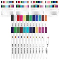 DGRM 삼각 아크릴 마카펜 세트, 5세트, 36색