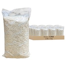 Nice u 毛樂趣 顆粒狀礦感豆腐貓砂 1kg x 12包 (無香) - 天然豆腐砂、凝結型、低粉塵、可沖馬桶