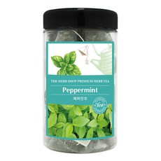 優質薄荷草本茶茶包, 1g, 25包, 1罐