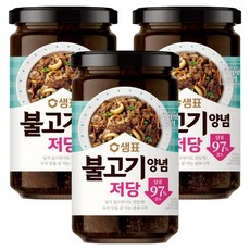 샘표 저당 불고기 양념, 430g, 3개