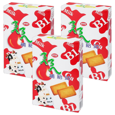 SANESU ㄋㄟㄋㄟ 補給站 牛奶餅乾, 174g, 3盒