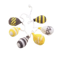 MAME 水滴針織掛飾, 黃色(JT2857)