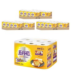 五月花 妙用廚房紙巾 112張, 6捲, 24袋