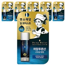 멘소래담 딥 모이스트 립밤, 내추럴, 4.5g, 6개