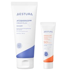 에스트라 아토베리어365 크림 플러스 90ml + 더마UV365 장벽수분 무기자차 선크림 10ml, 1세트