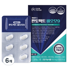 케어란스 판토팩트 비오모 9 컴플렉스 영양제 3.9g, 6개, 6정