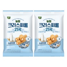 Nonghyupsikpum 21種穀物脆皮捲 牛奶&鹽味, 170g, 2袋