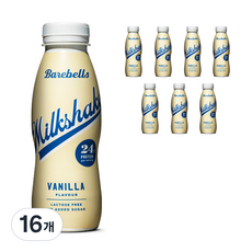 베어벨스 프로틴 밀크쉐이크 바닐라향, 330ml, 16개